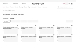 Maybach Eyewear for Men | Glasses & Shades | FARFETCH US - maybach eyewear company