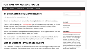 11 Best Custom Toy Manufacturers - Fun Toys for Kids and Adults - custom toy manufacturer