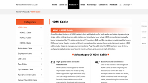 China HDMI Cable Suppliers, Manufacturers, Factory - Farreach - hdmi to hdmi cable factory