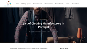List of Clothing Manufacturers in Portugal - Fashion Manufacturing - manufacturer clothing portugal