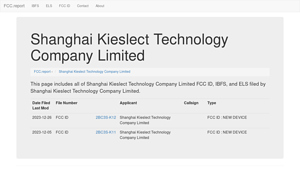 Shanghai Kieslect Technology Company Limited - FCC Report - kieslect company