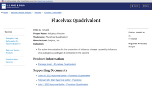 Flucelvax Quadrivalent | FDA - flucelvax manufacturer