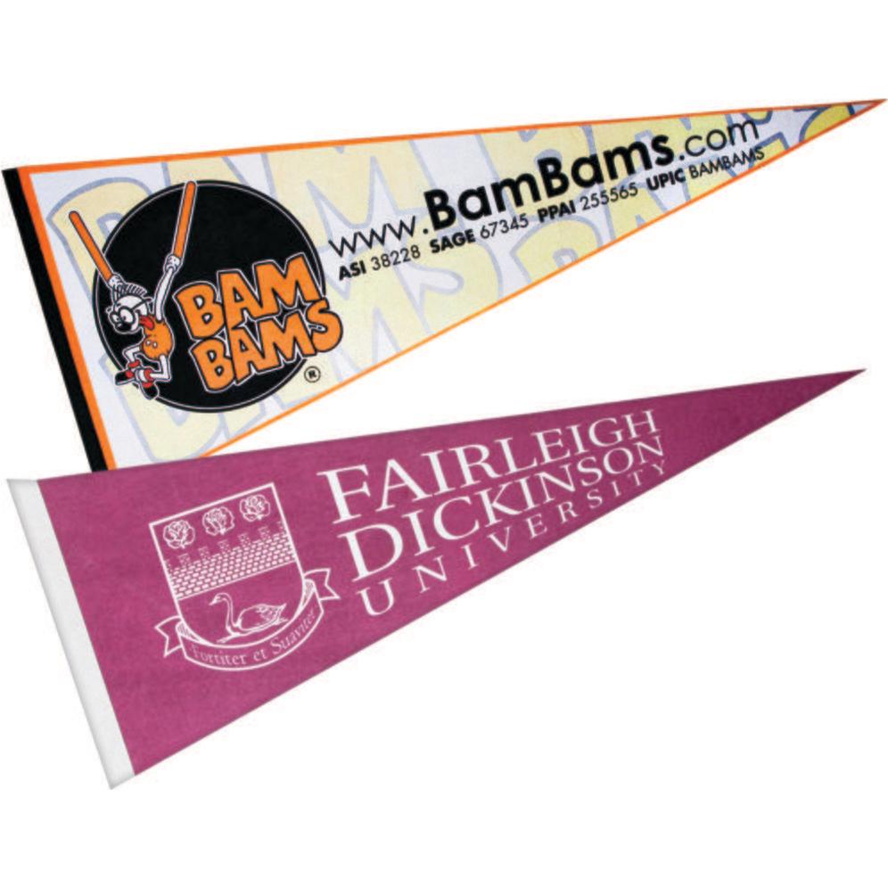 A relevant stock photo of felt pennants custom in a typical setting.