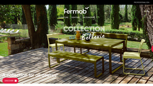 Fermob: Metal and colourful garden furniture - outdoor garden furniture company