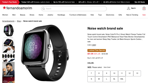 Noise watch brand sale - Fernando Amorim - noise colorfit company