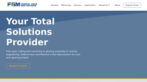 Federal Gear & Machine | Custom Gearing & Machining Company - custom gear manufacturer