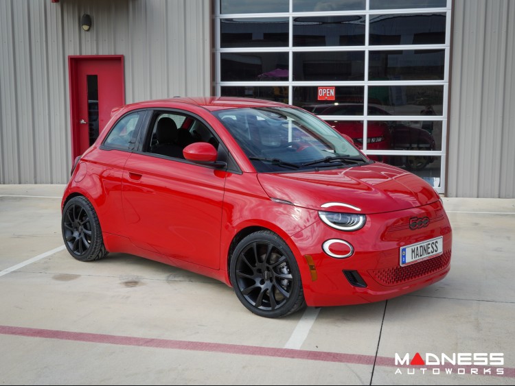 A relevant stock photo of fiat 500e custom in a typical setting.