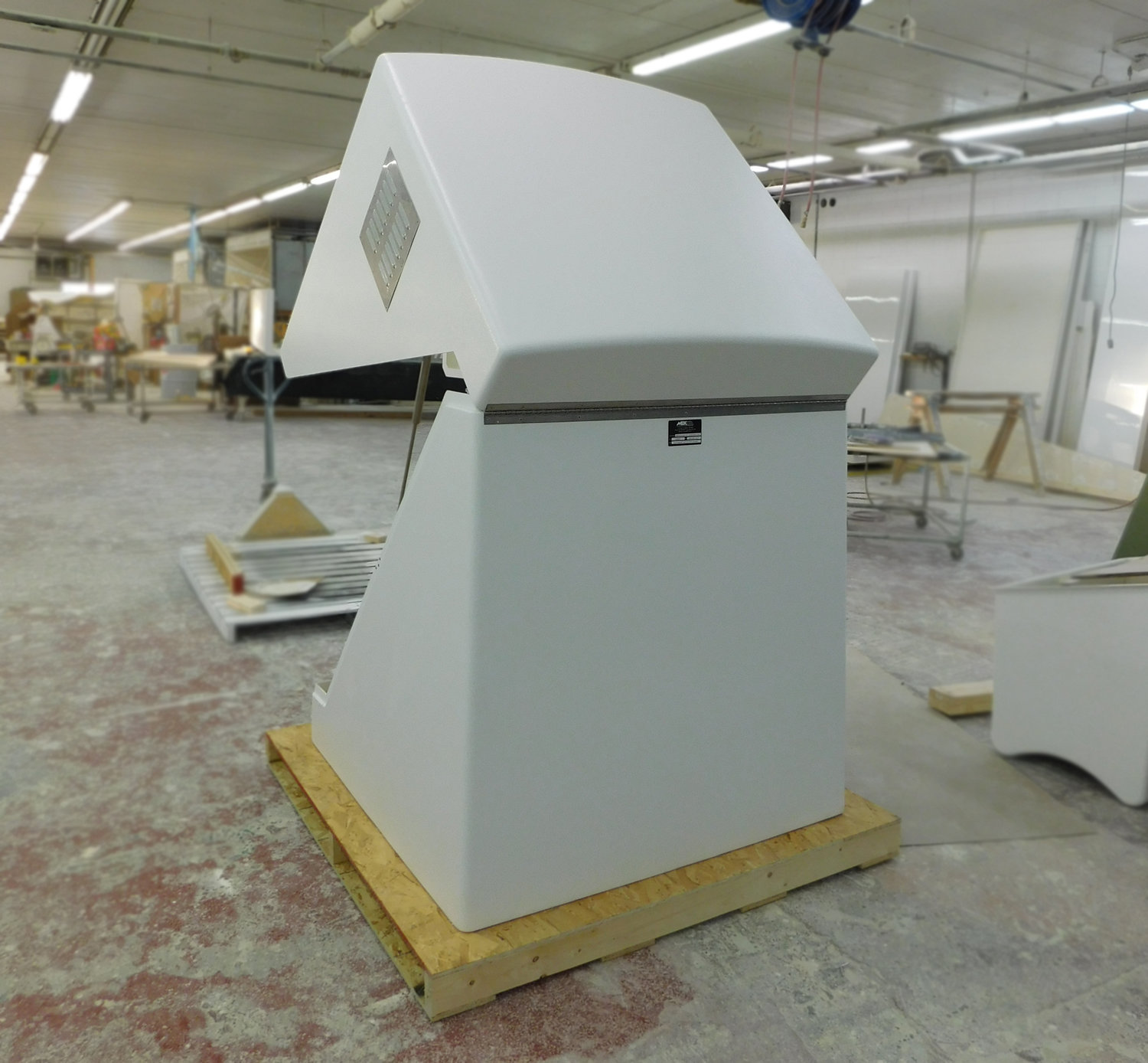 A relevant stock photo of fiberglass custom in a typical setting.