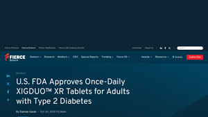 XIGDUO™ XR Once-Daily tablets approved by FDA for Adults with Type 2 ... - xigduo manufacturer website