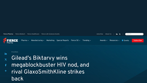 Gilead's Biktarvy wins megablockbuster HIV nod, and rival ... - biktarvy manufacturer