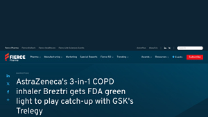 AstraZeneca's 3-in-1 COPD inhaler Breztri gets FDA green light to play ... - breztri manufacturer