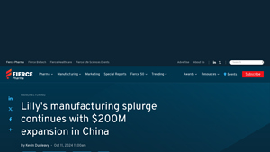 Lilly plans $200M expansion in China to make tirzepatide meds - mounjaro manufacturer eli lilly