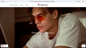Filter Optix - Premium Blue Light Glasses for Everyone - best blue light blocking glasses company