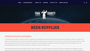 Beer Supplies - Final Gravity Brewing Company - home brew supplies wholesale