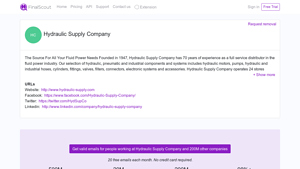 Hydraulic Supply Company profiles | FinalScout - hydraulics supply company