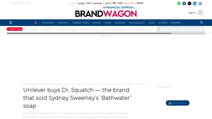 Unilever buys Dr. Squatch — the brand that sold Sydney Sweeney's ... - dr. squatch manufacturer