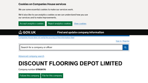 discount flooring depot limited - Companies House - GOV.UK - discount flooring company