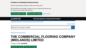 the commercial flooring company (midlands) limited - commercial flooring company