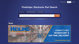 Findchips: Electronic Part Search - manufacturer part number lookup