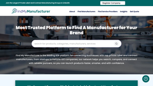 Find My Manufacturer: The #1 B2B Platform to Find A Manufacturer - best manufacturer