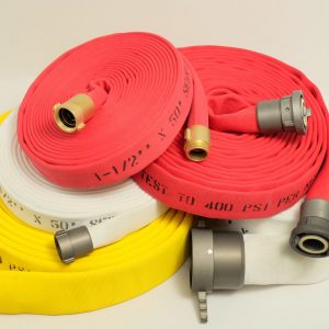 A relevant stock photo of fire hose manufacturer in a typical setting.