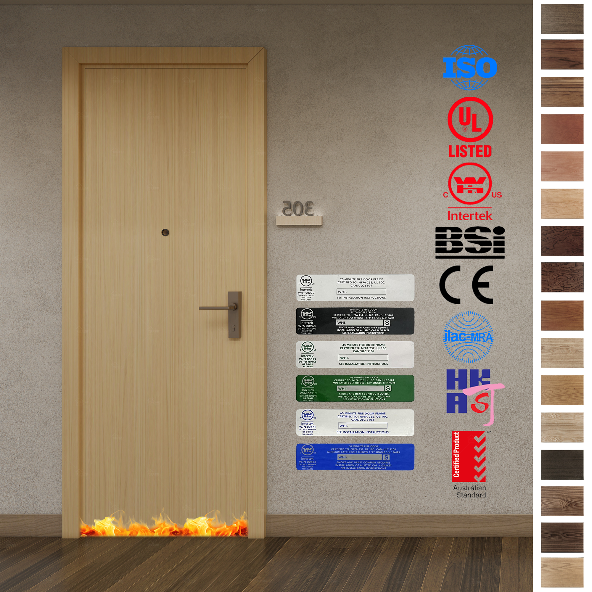 A relevant stock photo of fire rated door supplier in a typical setting.