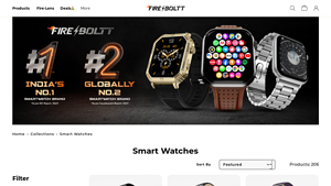 Smart Watches for Women & Men - No.1 Smartwatch Brand - Fire-Boltt - bluetooth watch company