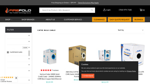 Cat5E Cable | Shop High Speed Cat5E Bulk Cables - FireFold - cat5e bulk