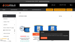 Cat8 Bulk Cable - FireFold - cat 8 ethernet cable bulk