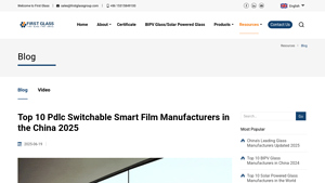 Top 10 Pdlc Switchable Smart Film Manufacturers in the China 2025 - construction film manufacturer in china