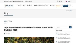 Top 10 Laminated Glass Manufacturers in the World Updated 2025 - laminated glass manufacturer