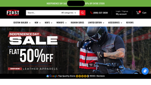 First MFG Co. - Motorcycle Leather Apparel & Gear Since 1987 - first love manufacturer