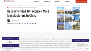 Recommended 10 Precision Mold Manufacturers In China - mold manufacturer