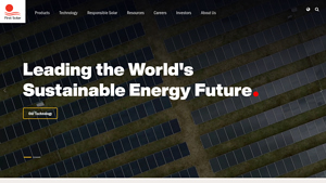 First Solar - solar array company
