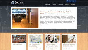 Five Lakes Manufacturing - Leading Manufacturer of Architectural Doors - wood manufacturer