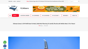 Chinese Comac's C919 will have to wait, EASA not planning to certify ... - chinese airplane manufacturer