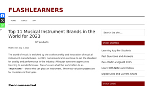 Top 11 Musical Instrument Brands in the World for 2023 - manufacturer of musical instruments