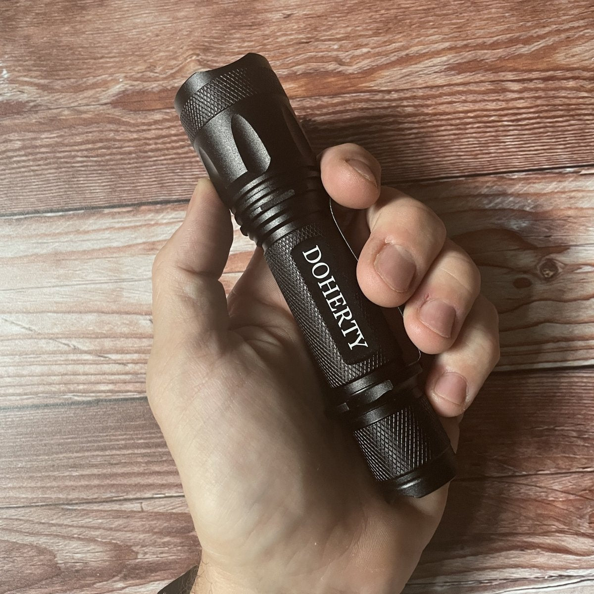 A relevant stock photo of flashlight custom in a typical setting.