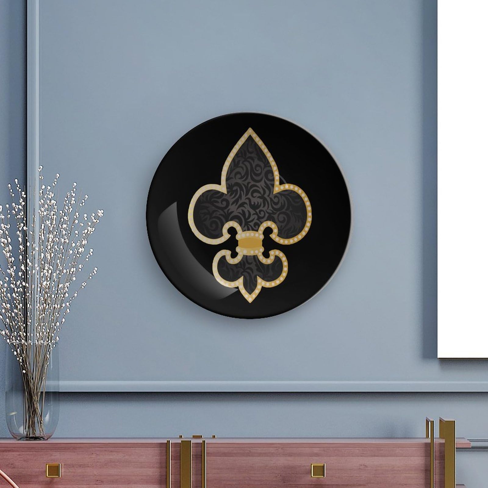 A relevant stock photo of fleur de lis china in a typical setting.