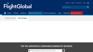 Top 100 aerospace companies ranked by revenue - Flight Global - aerospace manufacturer