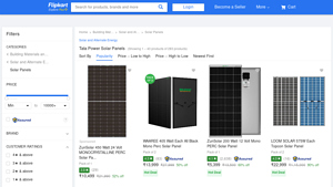 Tata Power Solar Panels - Flipkart - tata solar panel company