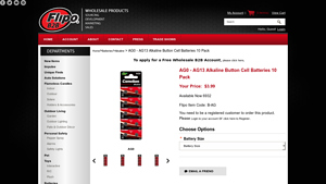 Wholesale AG0 - AG13 Alkaline Button Cell Batteries 10 Pack - ag13 battery bulk