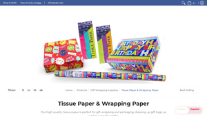 Wholesale Gift Wrap Tissue Paper Packaging Supplies - gift wrapping paper bulk