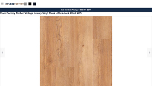 Floor Factory Timber Vintage Luxury Vinyl Plank - Click-Lock 22mil ... - vinyl laminate flooring factory