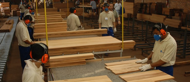 A relevant stock photo of flooring manufacturer in a typical setting.