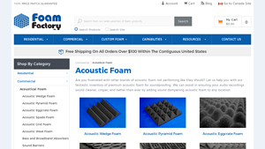 Acoustic Foam Panels | Foam Factory, Inc - soundproof foam bulk