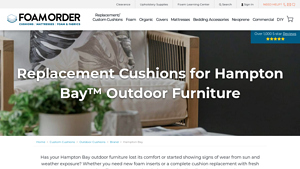 Replacement Cushions for Hampton Bay™ Outdoor Furniture - hampton bay patio furniture factory
