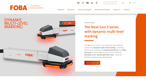 FOBA Laser: Experts in Industrial Laser Marking + Engraving - laser marking machine factory