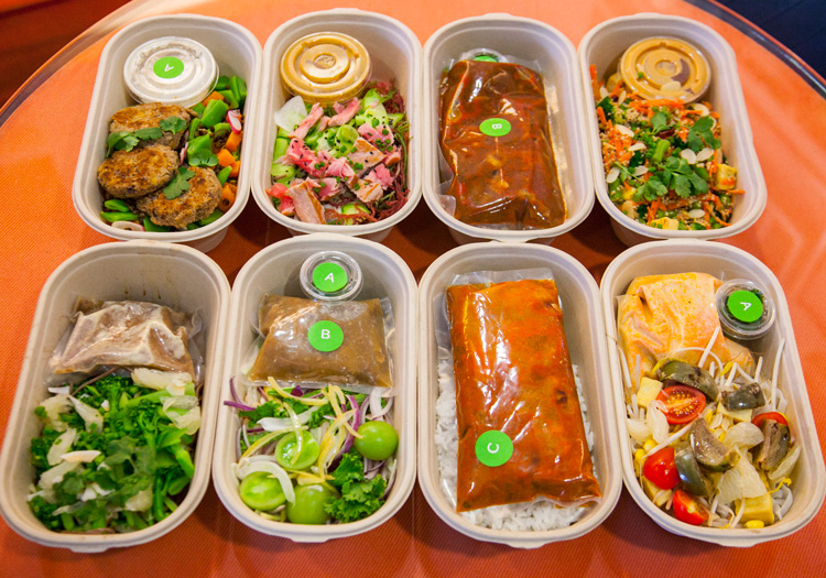 A relevant stock photo of food packaging china in a typical setting.