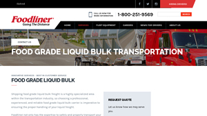Food Grade Liquid Bulk Transportation - Foodliner - liquid bulk